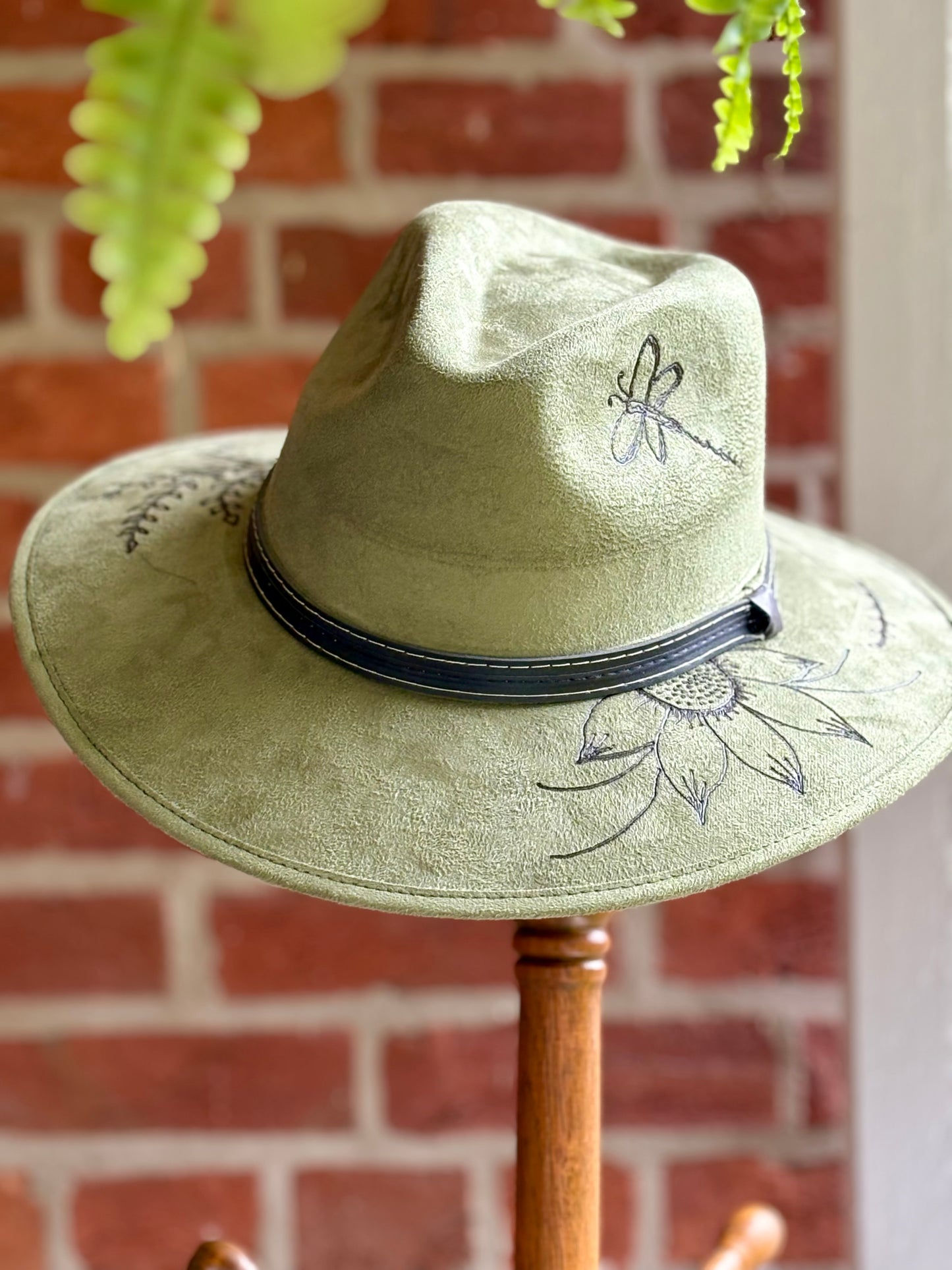 Sunflowers and Wheat Sage Green