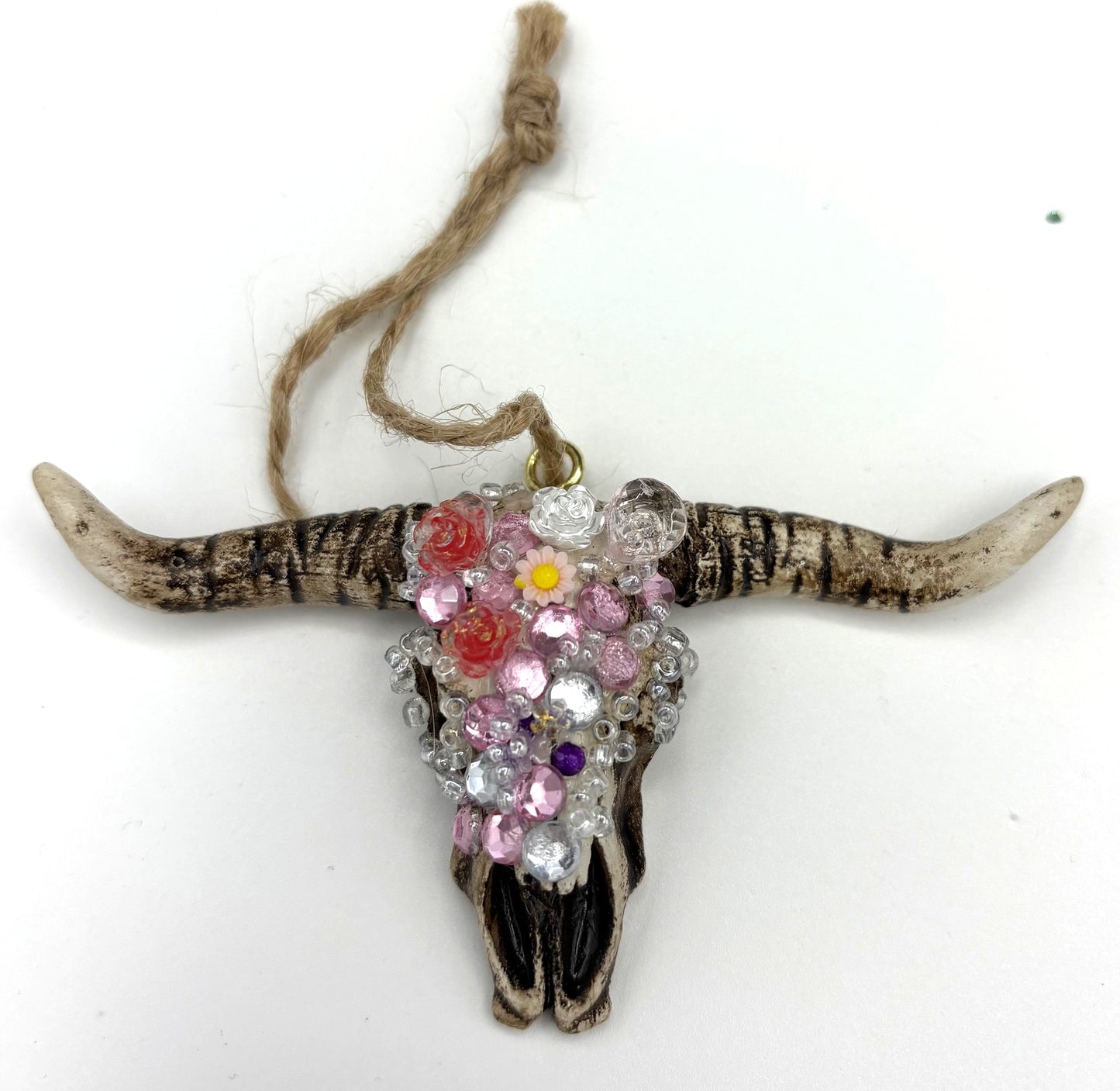 Skull Ornament pink