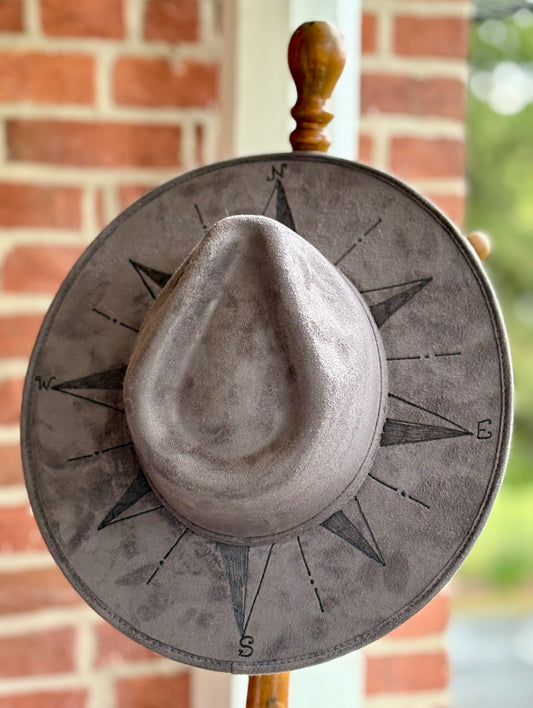 Charcoal Grey Compass