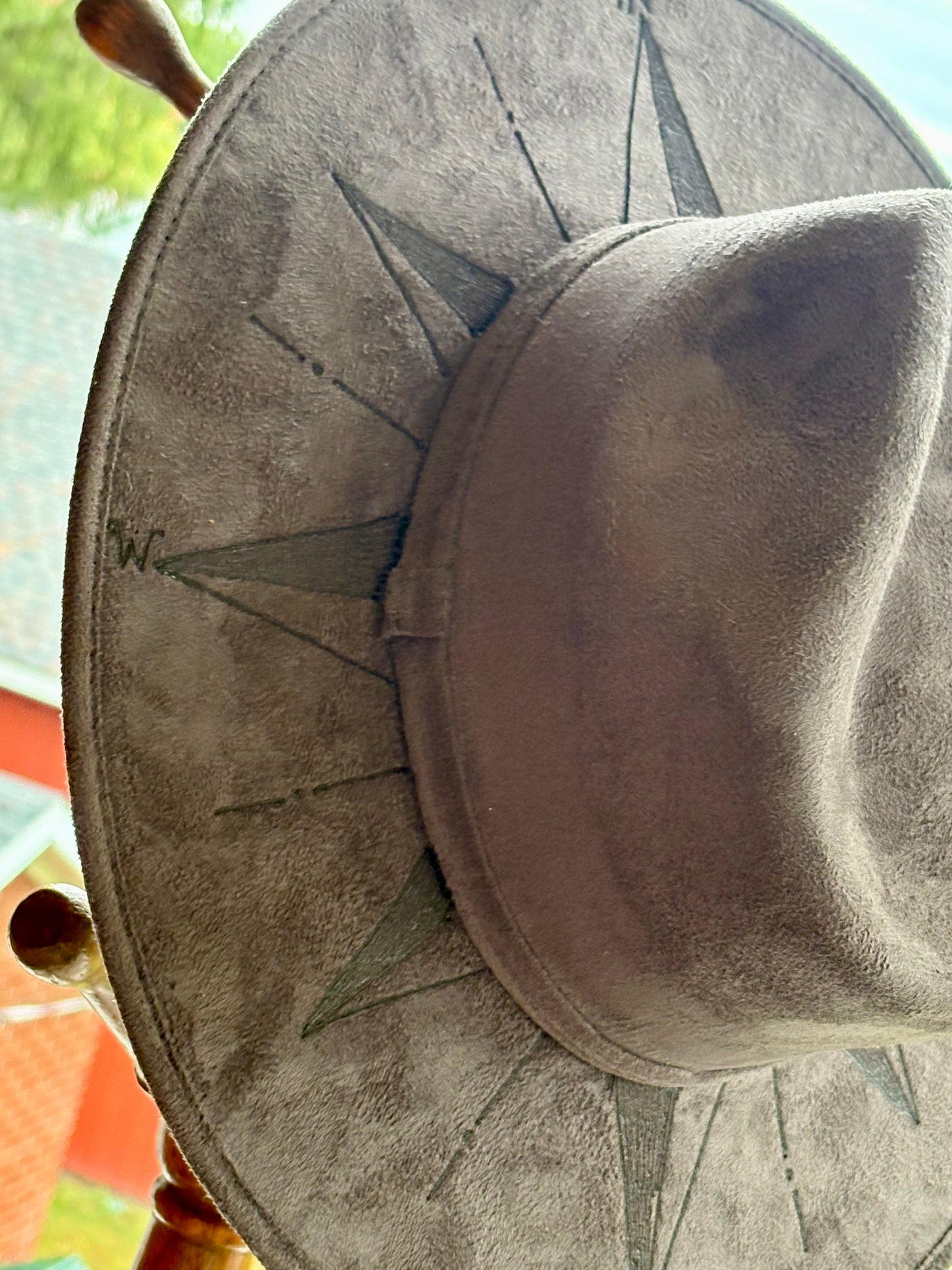 Charcoal Grey Compass