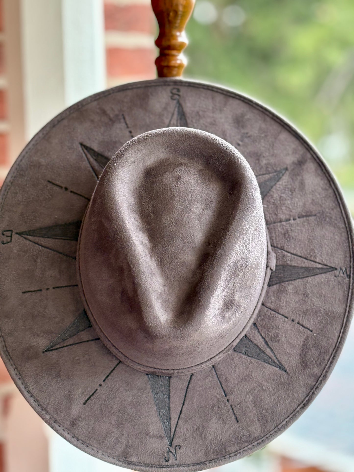 Charcoal Grey Compass